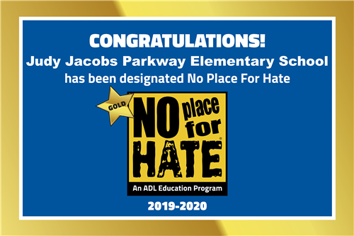 No Place for Hate - Gold Star Designation 2019-20 